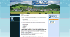 Desktop Screenshot of dehoga.willingen.info